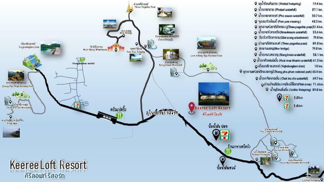Keeree Loft Resort Thong Pha Phum Eksteriør billede